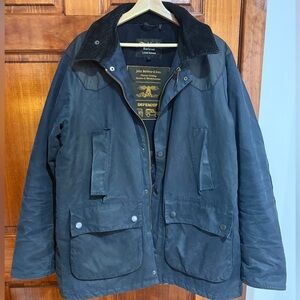 Barbour x Land Rover - Navy Waxed Jacket - Defender Series - Large
